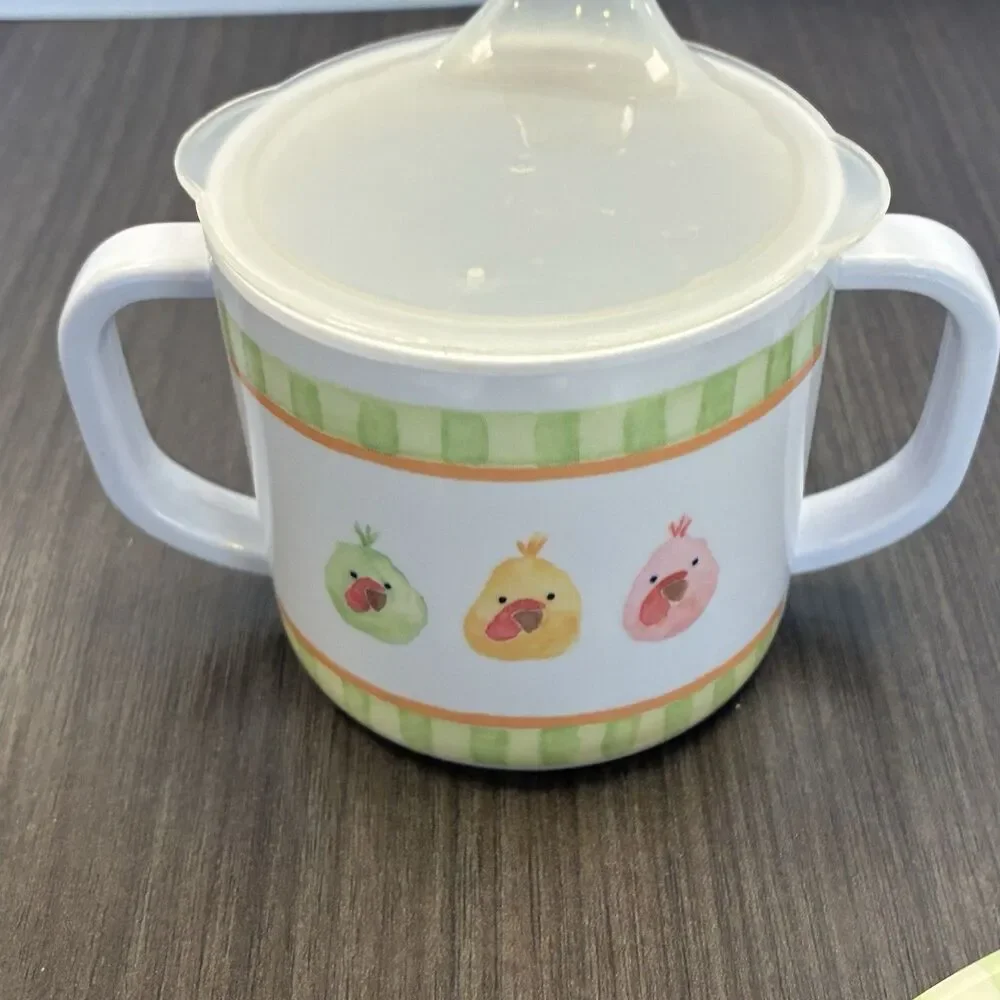 Pottery Barn Kids Baby’s First Thanksgiving Melamine 1 Child Place Setting Set